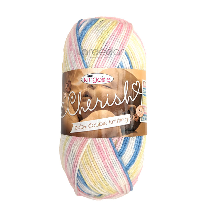 King Cole Cherish DK Yarn in Sprinkles - 3511 - 100g Ball of Self Patterning Double Knitting Wool