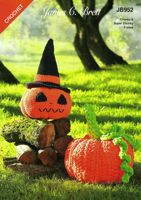 James C Brett JB952 Halloween Pumpkins CROCHET Pattern