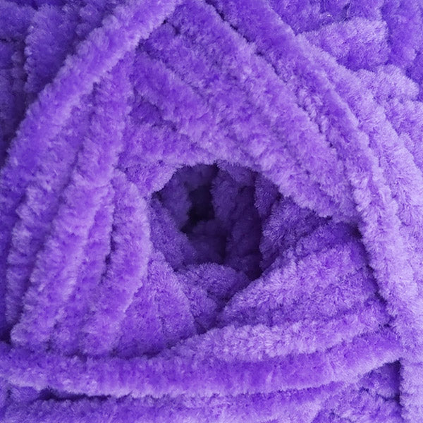 James C Brett Flutterby Chunky - B66 Emperor Purple - 100g Chenille Plush