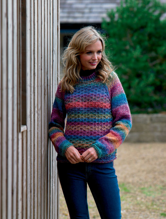 James C Brett JB553 Chunky Knitting Pattern - Ladies Sweater