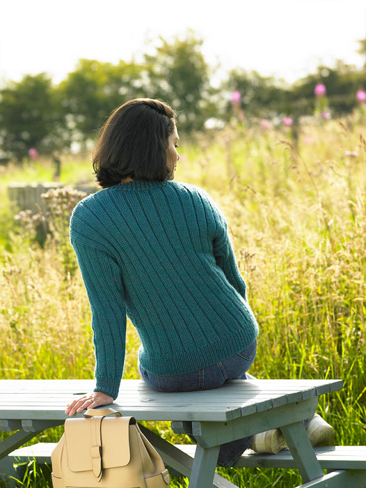 James C Brett JB928 Aran Knitting Pattern for Ladies Sweater (Intermediate Knit)