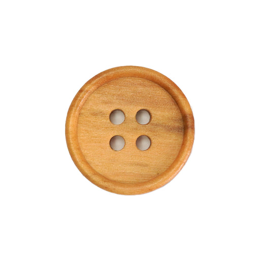 Round Olive Wood Buttons Natural Buttons Wooden Buttons for Kids